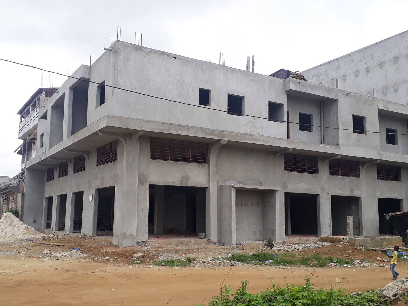 Chantier Immeuble R+3 Gros Œuvre